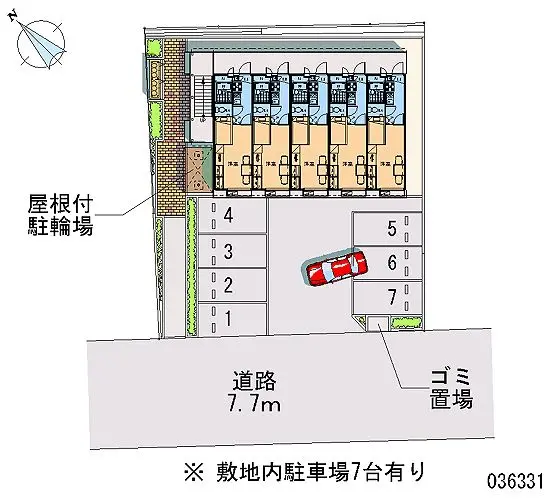 ★手数料０円★仙台市泉区南光台２丁目　月極駐車場（LP）